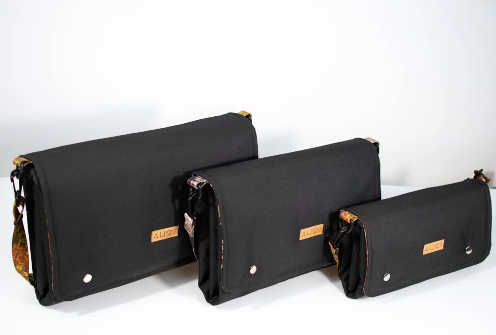 Porównanie rozmiarów - od lewej rozmiar L, M oraz S