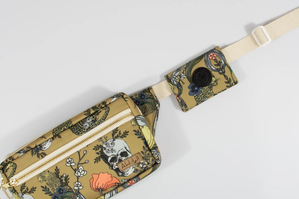 Nerka Skull Mustard z dedykowanym etui na kupoworki