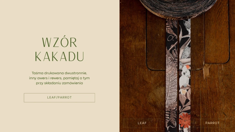 Awers i Rewers dla taśmy Kakadu