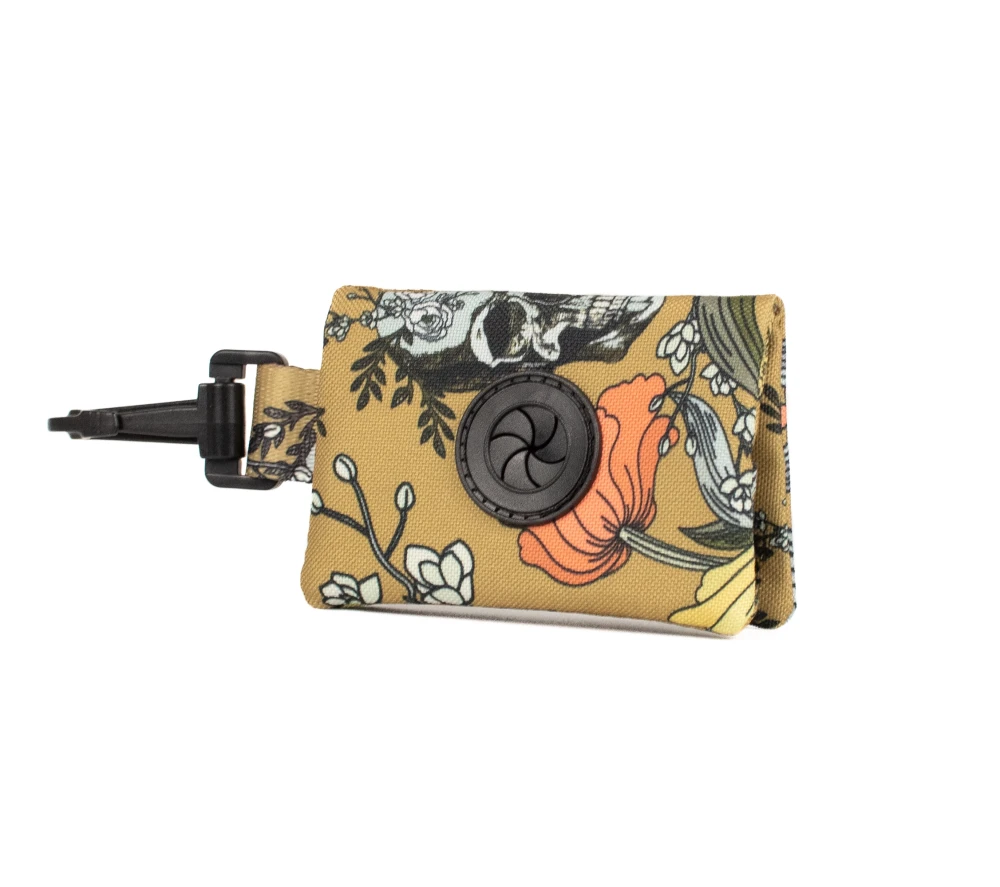 Etui na kupoworki Skull Mustard