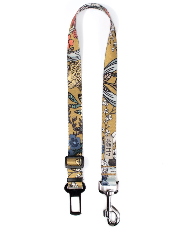 Pas do auta Skull Mustard/Green